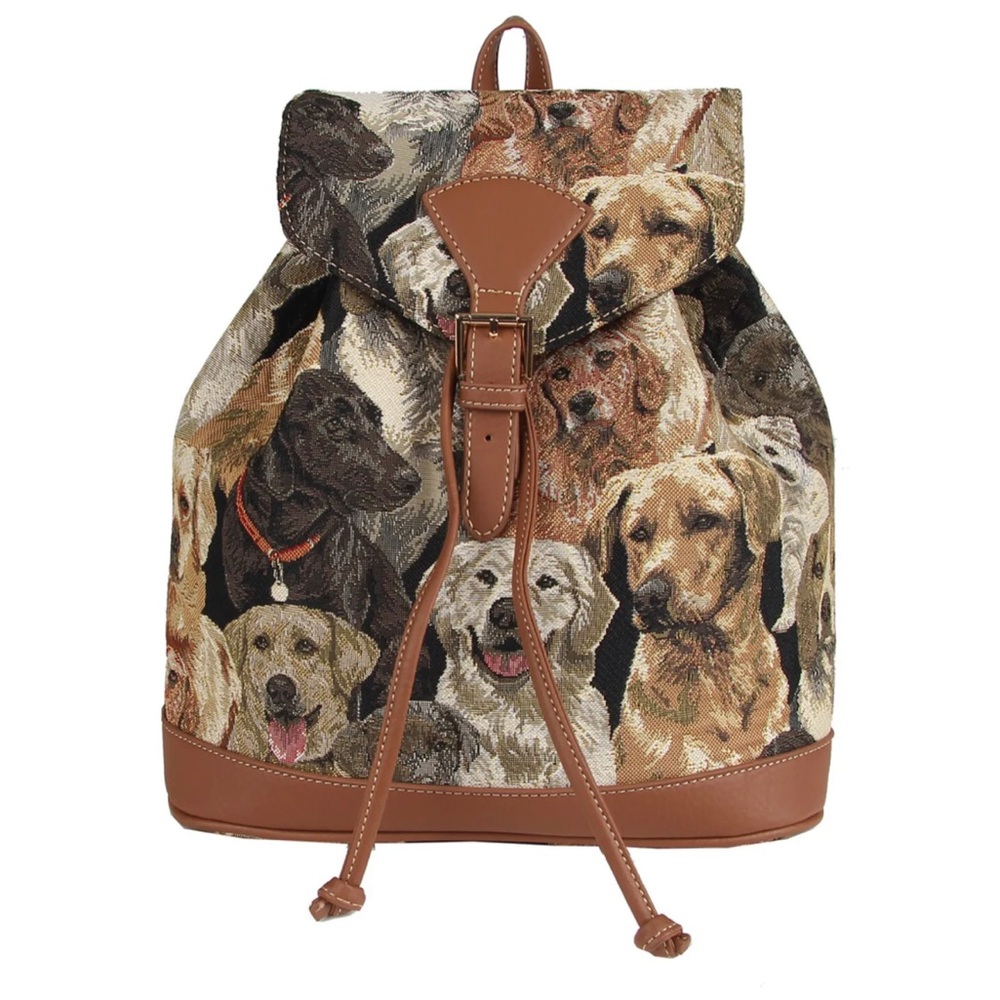 Signare Tapestry Labrador Rucksack Backpack For Women